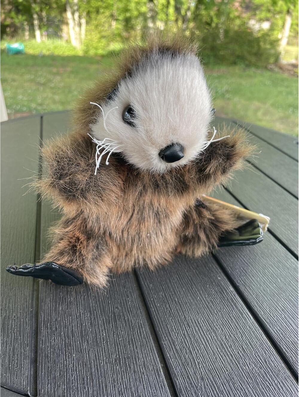 Folkmanis Hand Puppet Baby Sea Otter NWT 7” Cute!